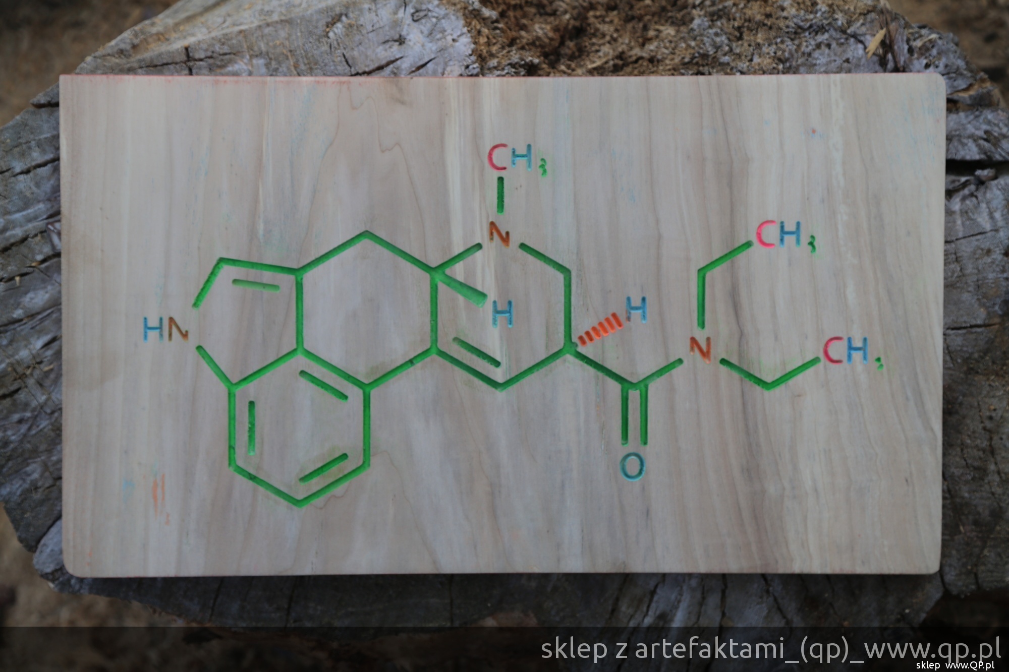 Wzór chemiczny LSD